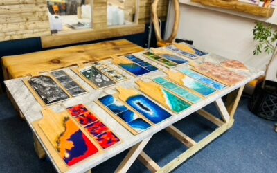 Charcuterie board and set of four coasters workshop